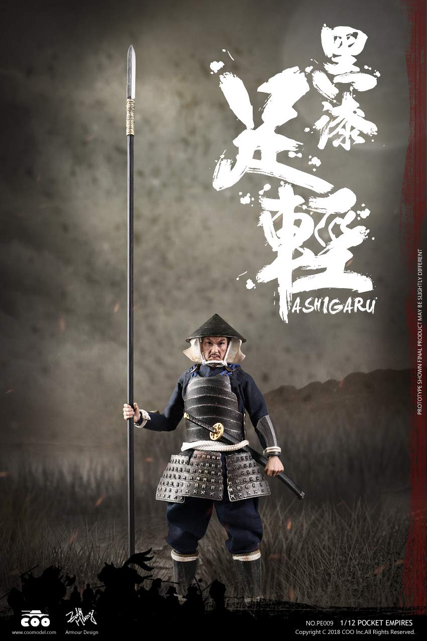 足軽 スタンダードエディション 「パルム・エンパイア」 1/12 フィギュア Amazon.co.jp: COOMODEL PE009 パルムエンパイア 黒塗 足軽 1/12